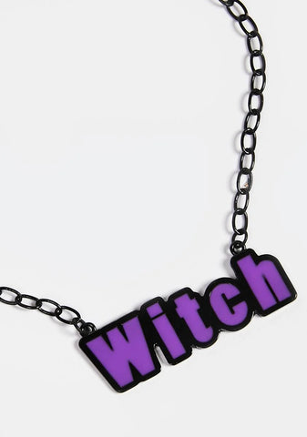 Which Witch Chain Necklace