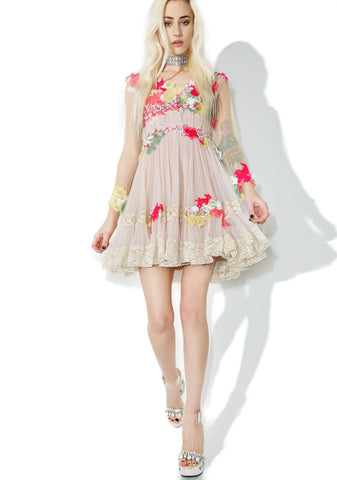 Dew Drop Floral Dress