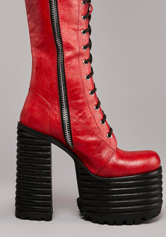 Make Way For Me Platform Boots