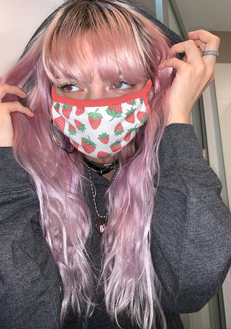 Strawberry Fields Face Mask