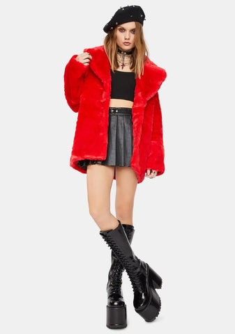 Racked Up Faux Fur Jacket