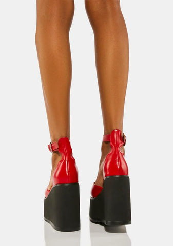 No Roof Platform Sandals