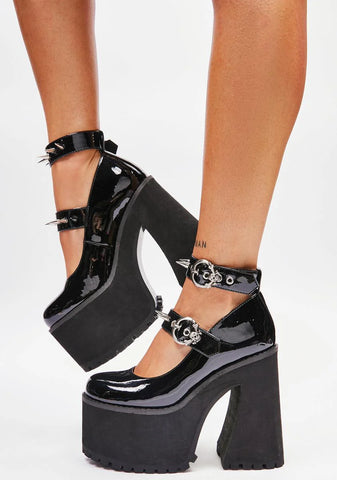 Without A Pulse Platform Mary Janes