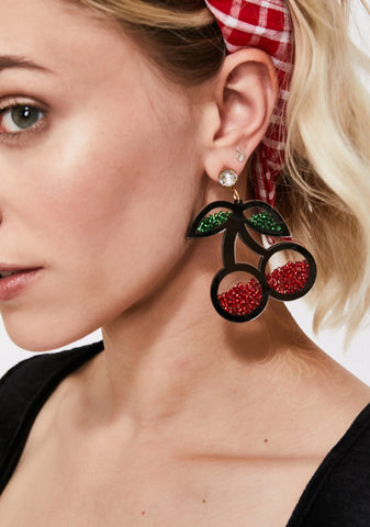 Hey Lolita Cherry Earrings