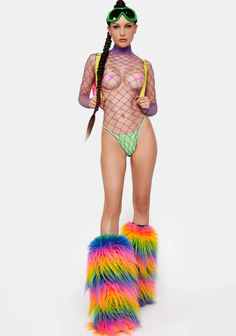 Dancing All Night Fishnet Bodystocking