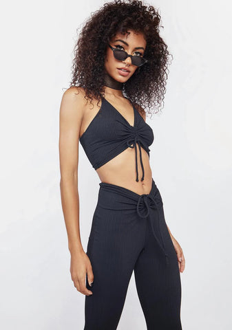 All About Me Ruched Pants Set