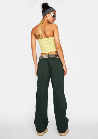 Wide Leg Cargo Pants