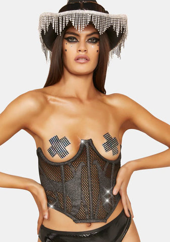 Sand Luster Underbust Corset