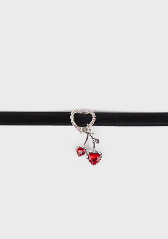Off My List Velvet Choker