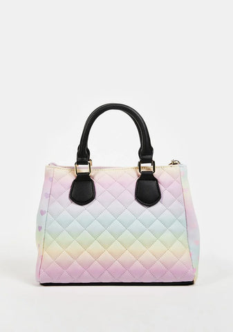 Amelia Quilted Mid-Size Satchel