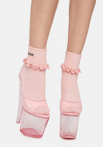 Starring Role Ruffle Socks