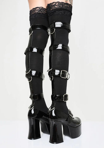 Dark Angel Bondage Mary Janes