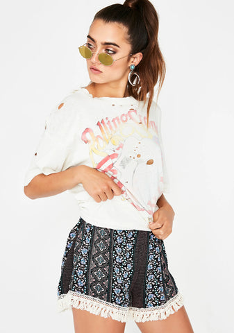 Natural Beauty Pattern Shorts