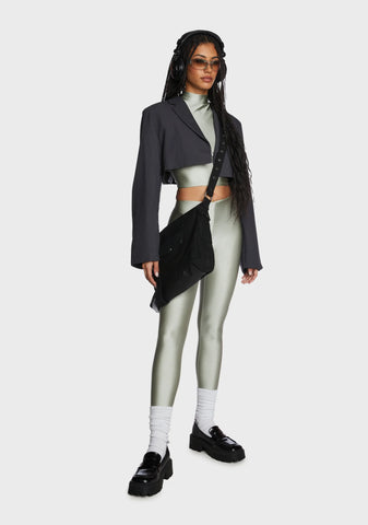 Made For This Crop Top - Silver