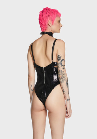 Alien Encounter Sequin Bodysuit