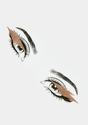 Rich Lightning Strikes Eye Decoration Set