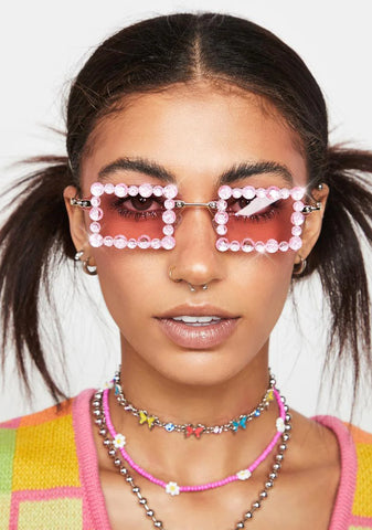 Sweet Pretty Thing Rhinestone Sunglasses