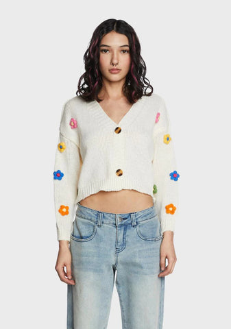 Love In Bloom Floral Cardigan