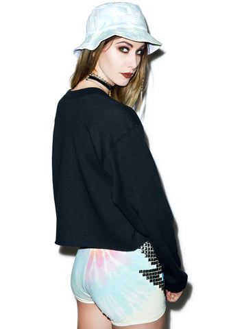 Lickity Split Crop Sweatshirt