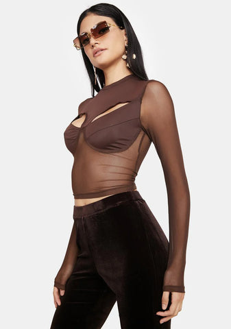 Cut Above The Rest Mesh Top