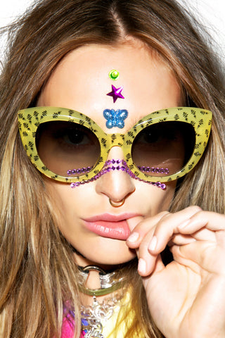 The Diamond Brunch Sunglasses - White