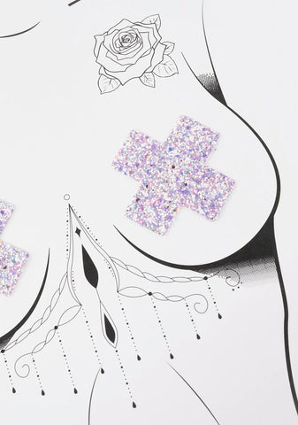 Super Sparkle Confetti Glitter X Factor Pasties