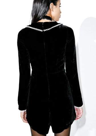 Noir Collette Romper