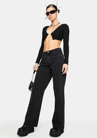 Low Rise Baggy Jeans