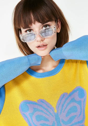 Dance With Me Clear Sunglasses