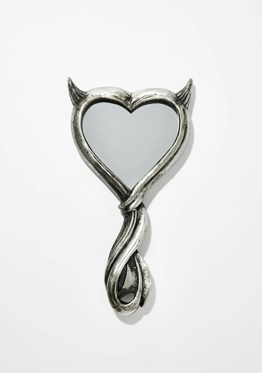 Devil's Heart Hand Mirror