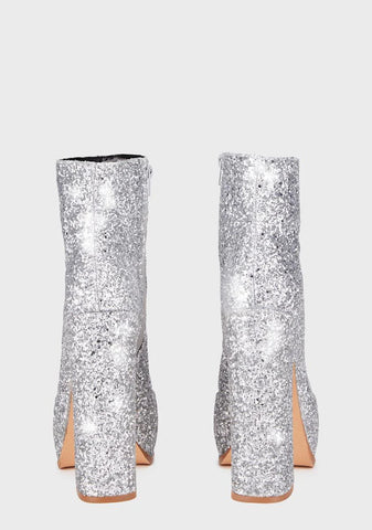Silver Rodgrigo Platform Boots