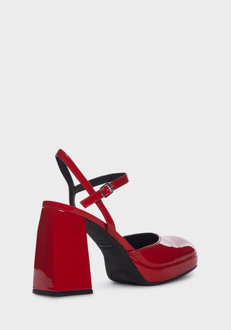 Hot Love Question Block Heels