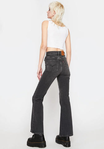 70s High Flare Such A Doozie Denim Jeans