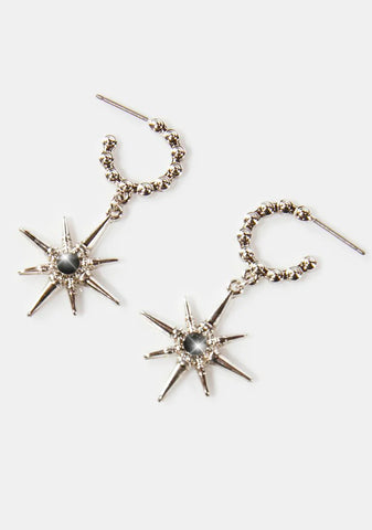 Compression Sun Drop Earrings