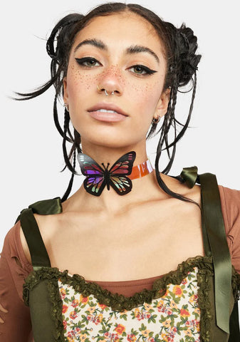 Fairy Door Butterfly Choker Set