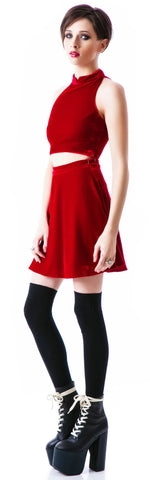 Innocent Crop Top - Red