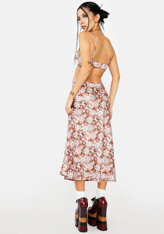 On The Market Floral Midi Dress