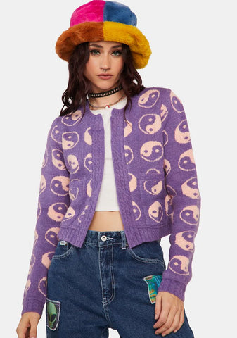 Finding Balance Open Front Cardigan