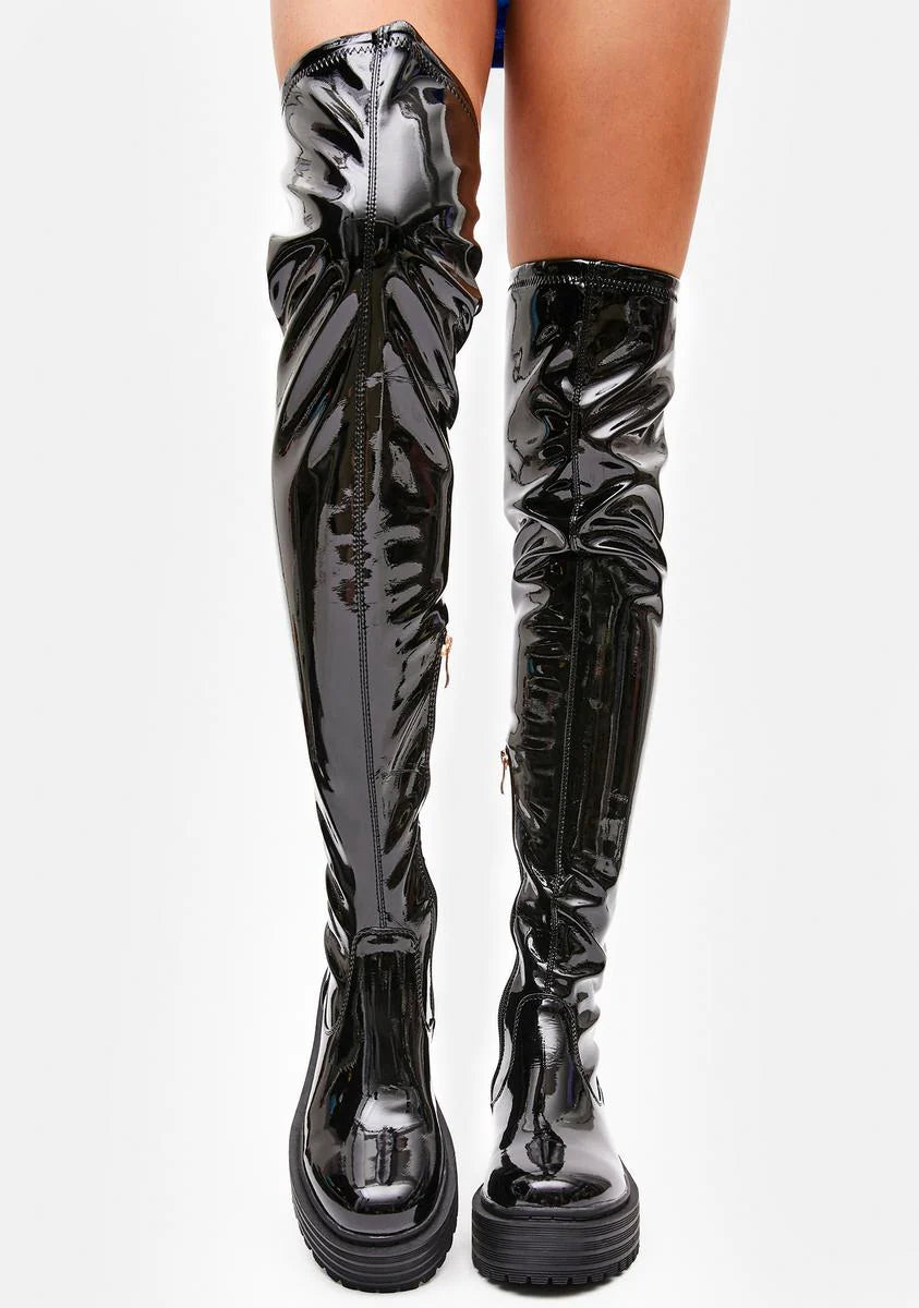 A Lil Somethin For U Flatform Boots