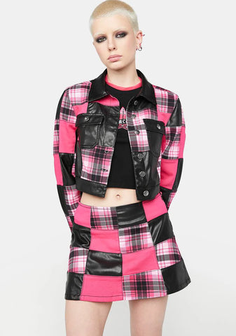 Scream And Shout Patchwork Jacket