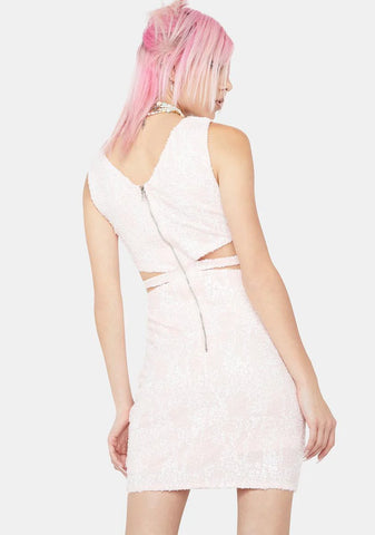 Sugar VIP Access Sequin Mini Dress