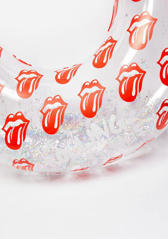 X Rolling Stones Glitter Pool Ring