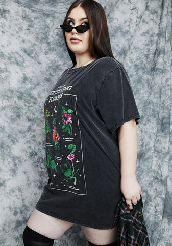 My Essential Herbs Oversized Graphic Tee