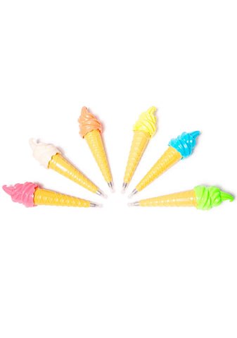 Soft Serve Ice Cream Pen - Green