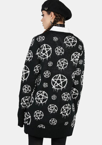 Darkest Point Oversized Cardigan