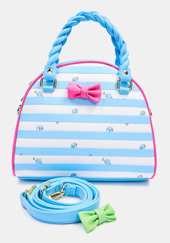 Sanrio Tuxedosam Striped Crossbody Bag