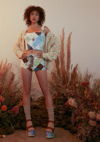 Stitched With Love Patchwork Shorts