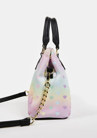 Amelia Quilted Mid-Size Satchel