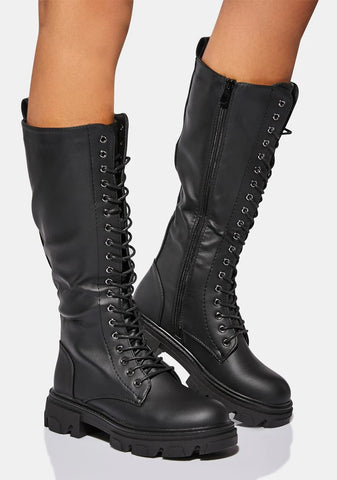 Set For Success Lace Up Boots