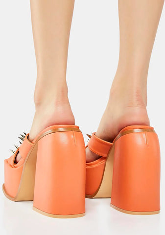 Tangy Spice It Up Platform Heels